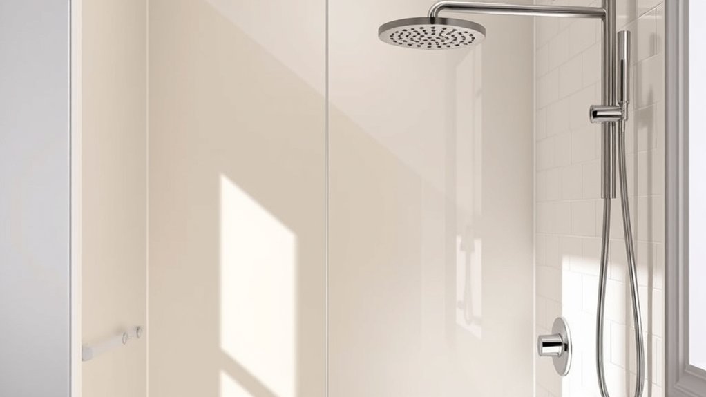 shower panels seamless durable sleek
