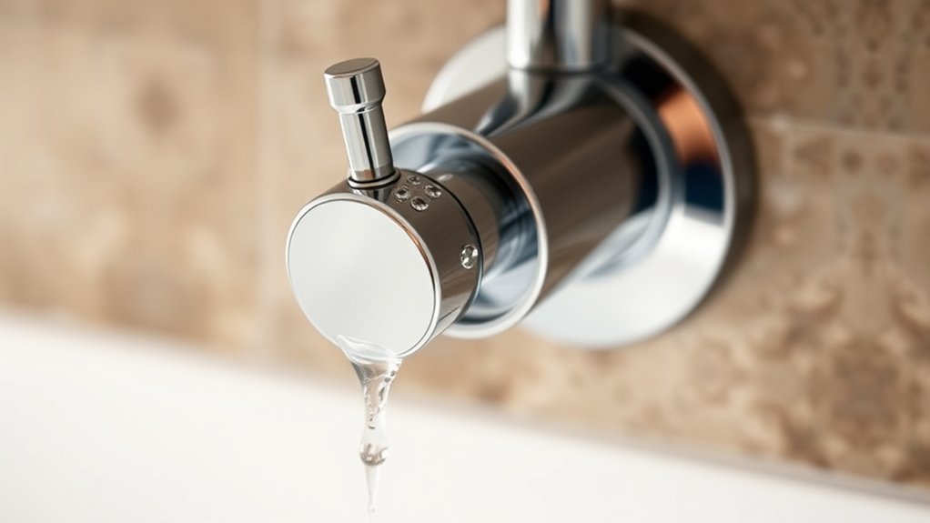 shower valve regulates water delivery