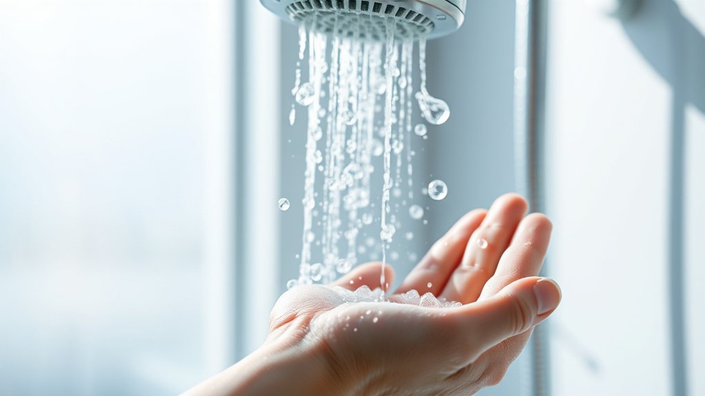 showering reduces germs and comfort