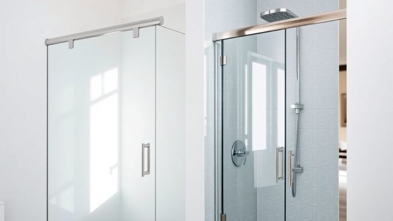 sliding doors vs hinged showers