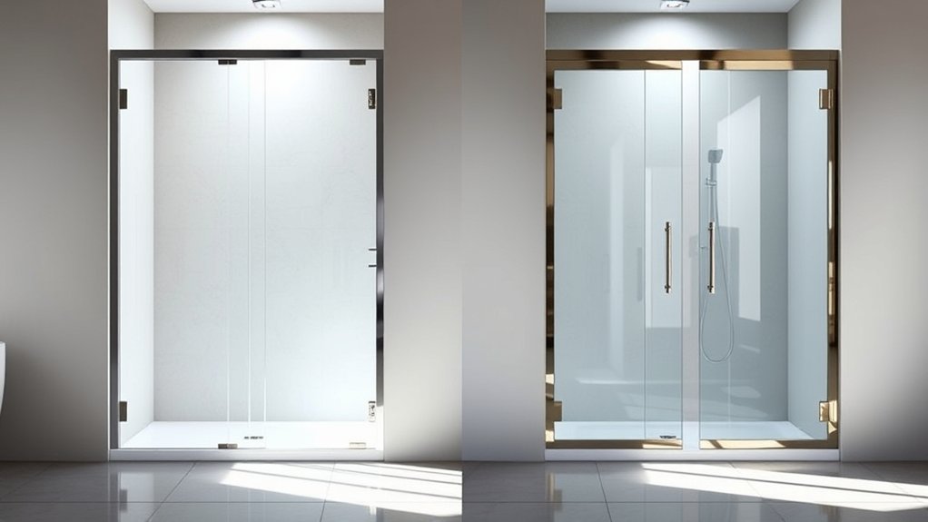 sliding vs hinged space maintenance accessibility