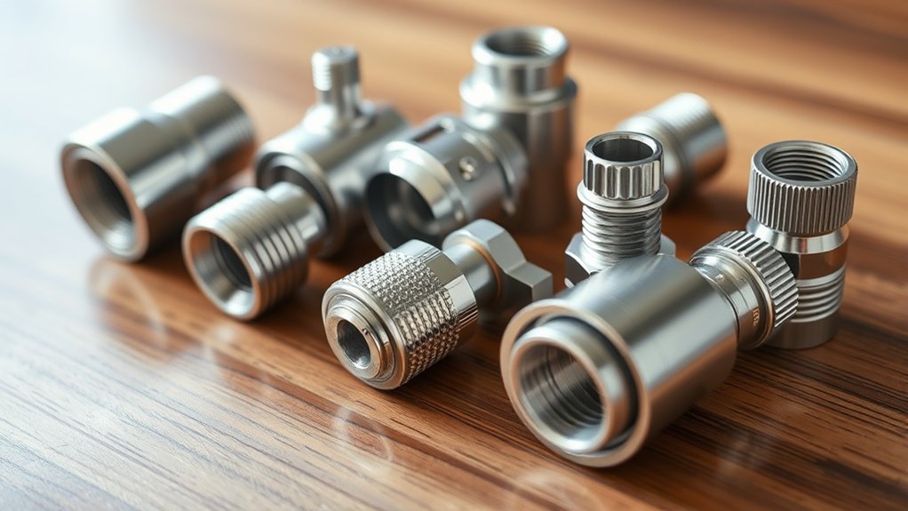 slip on quick connect custom adapters