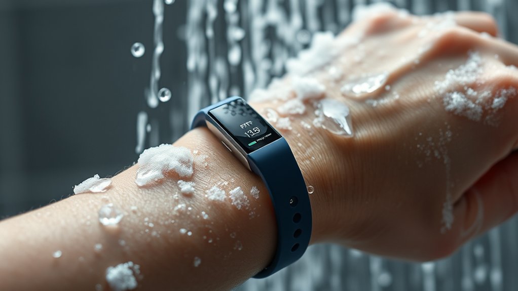 sweat soap shampoo degrade sensors
