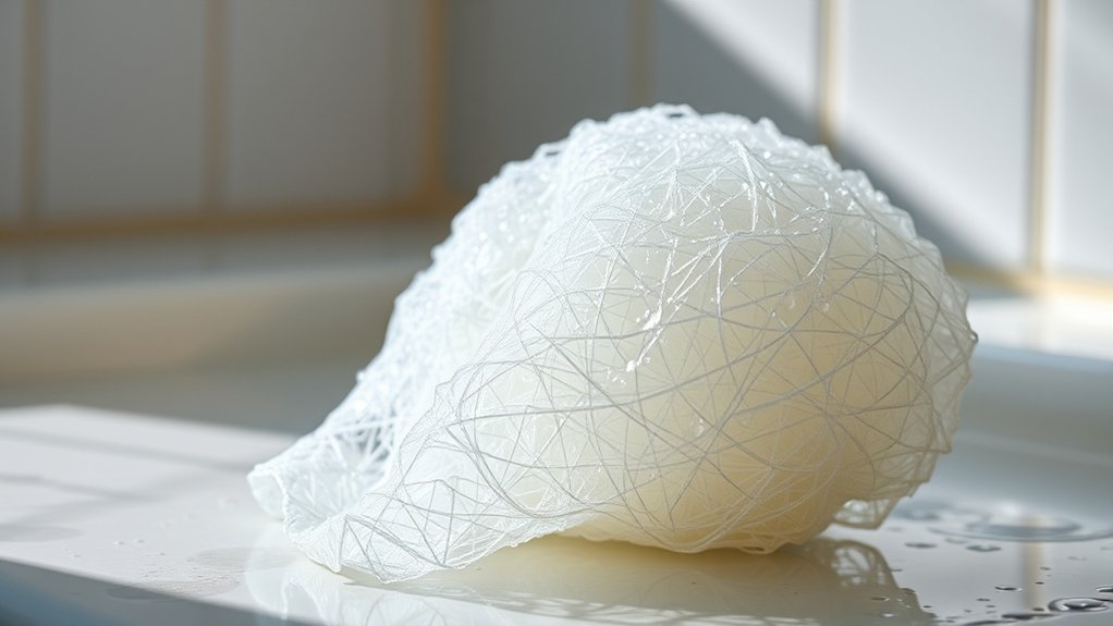 synthetic polymer sponge exfoliates sensors sustainable packaging