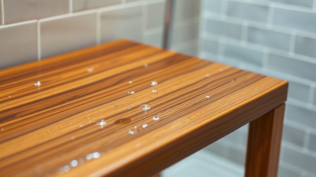 teak resists moisture with ventilation