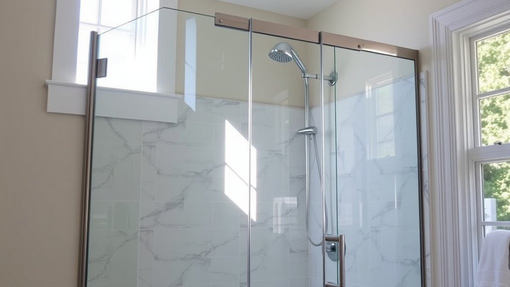 tempered glass folding panels
