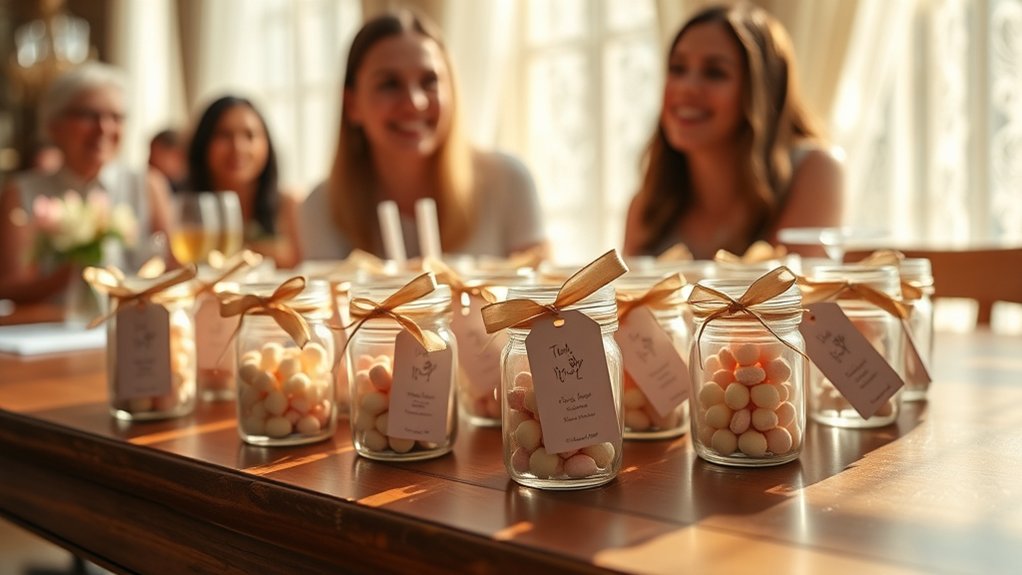 thoughtful budget friendly bridal favors