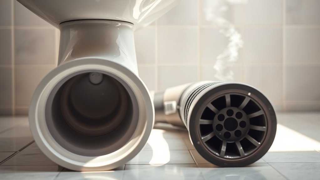 toilet waste requires stronger venting