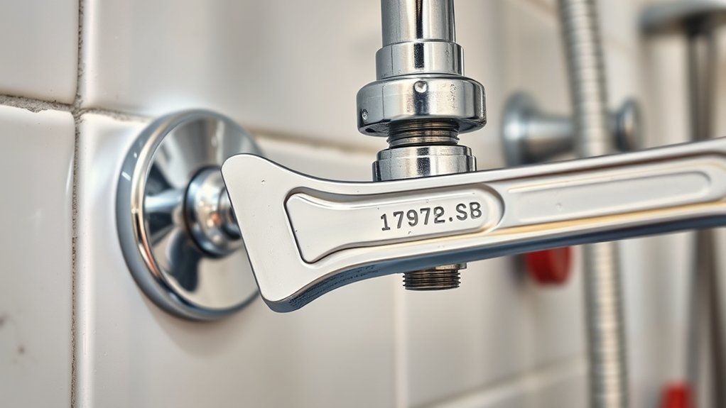 tools to remove a shower arm safely