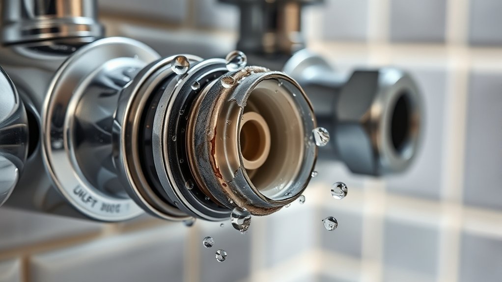 valve stem blends hot and cold